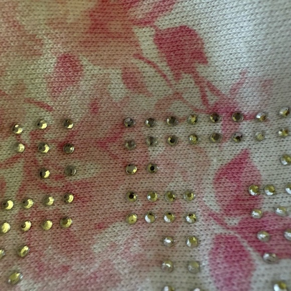 NWT LoveShackFancy x VS Pink Everblooming White wide leg sweatpants - M - Picture 8 of 13